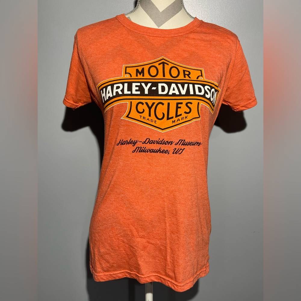 Harley-Davidson Orange Graphic T-Shirt